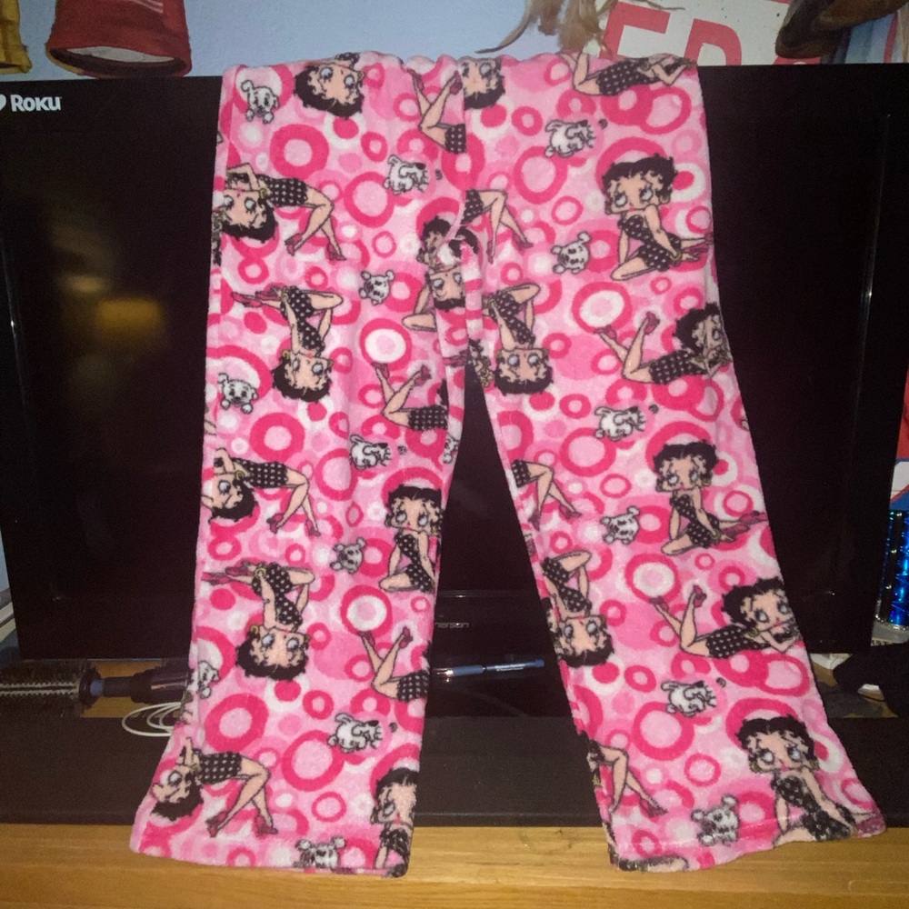 Betty boop  fuzzy pajama pants